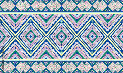 Geometric ethnic, design for decorative, clothing, carpet, background, fabric, handcraft, tribal, square, seamless, retro, draperies, geometric traditional ethnic, cushions, pillow, Print, pillowcase