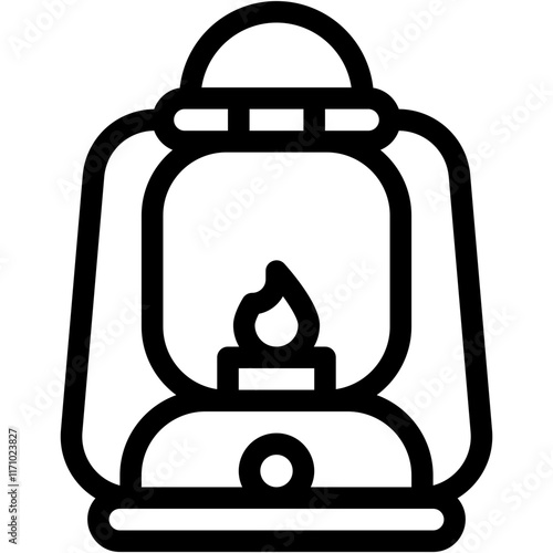Lantern, Light, Fire Lamp, Oil Lamp, Vintage, Flame Icon