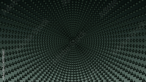 Captivating Geometric Vortex.
The repeating angular shapes radiate outward from a central point, creating a hypnotic sense of depth and movement.