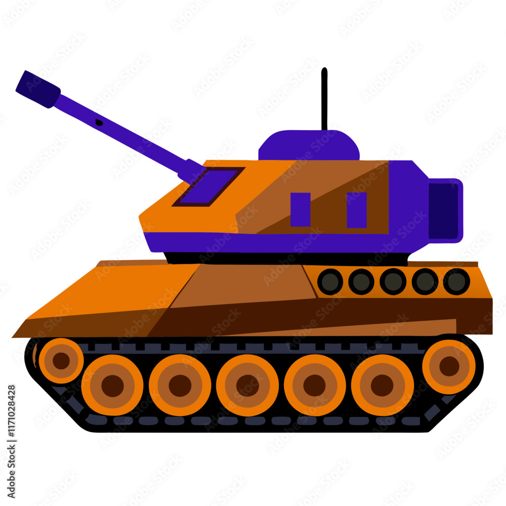 Obraz premium tank isolated on white