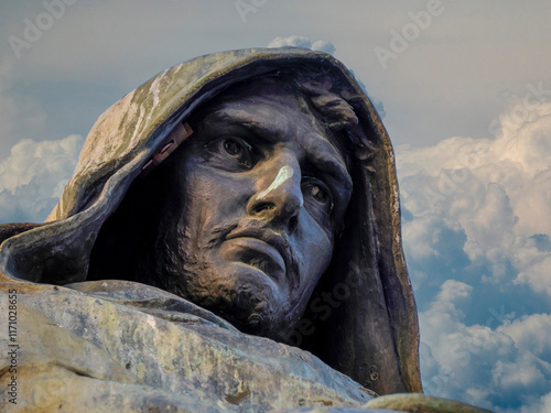 giordano bruno sculpture rome Italy