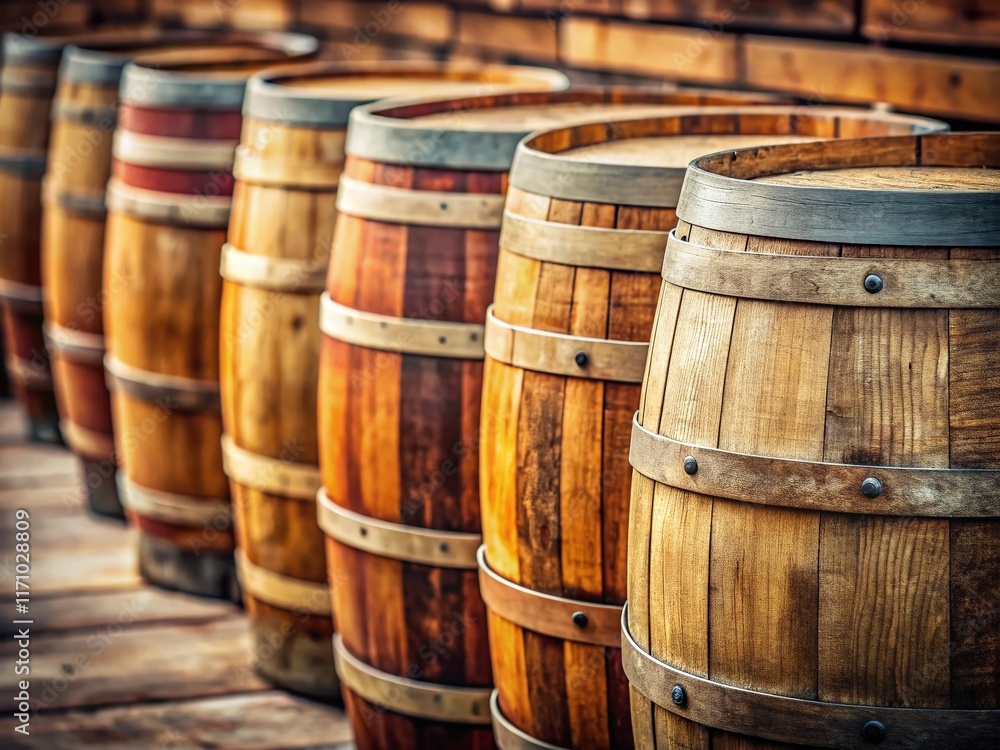 Minimalist Wood Barrel Staves: Rustic Texture Background Minimalist Wood Barrel Staves: Rustic Texture Background