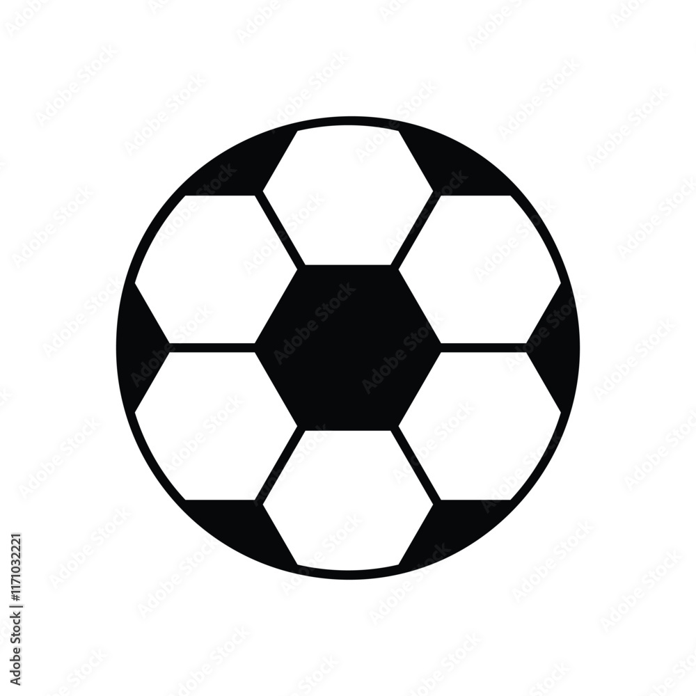 Fototapeta premium Soccer vector icon