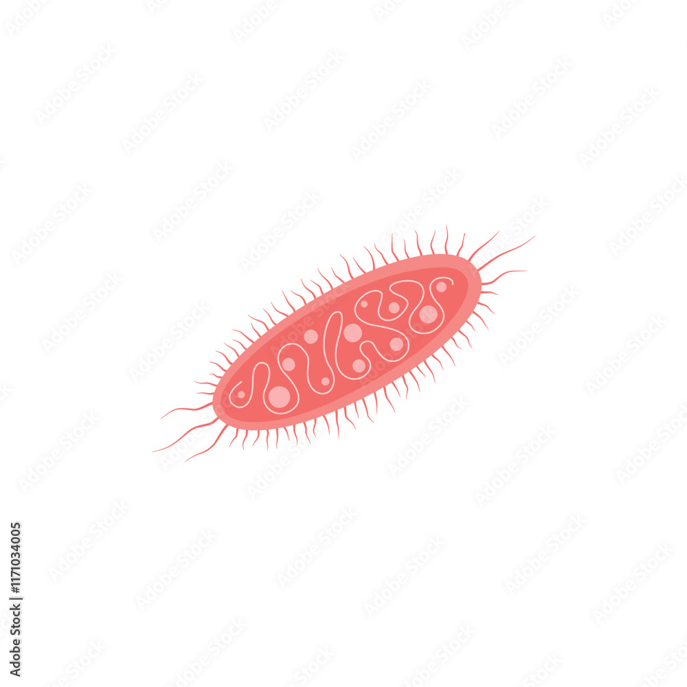 Obraz premium Escherichia Coli Illustration