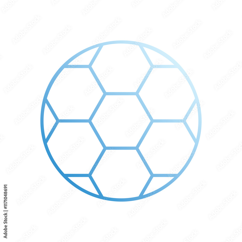 Fototapeta premium Soccer vector icon