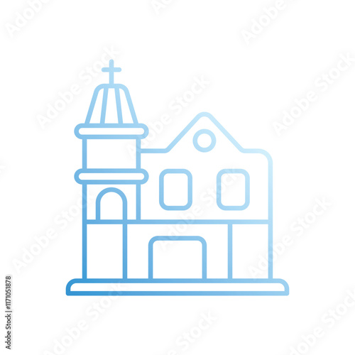 Monserrate Sanctuary  vector icon