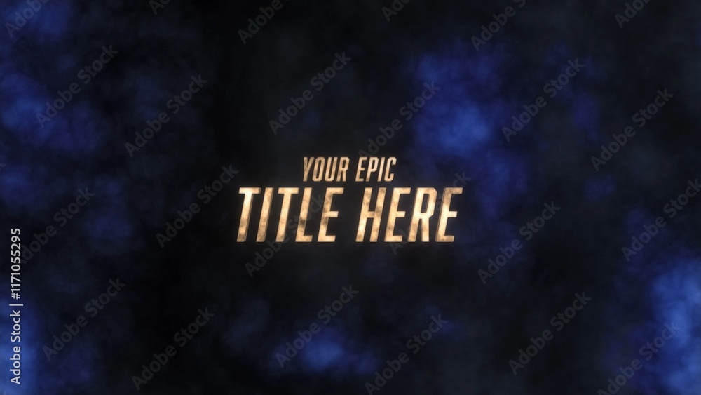 Epic Explosion Cinematic Trailer Title Intro Stock Template | Adobe Stock