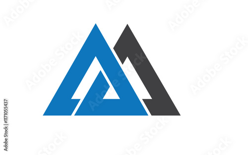 M Letter Logo Template