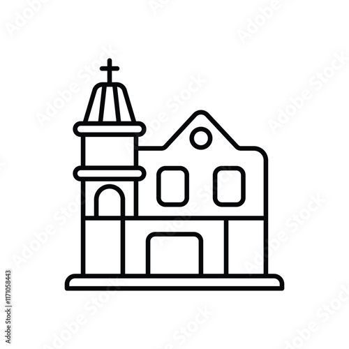 Monserrate Sanctuary  vector icon