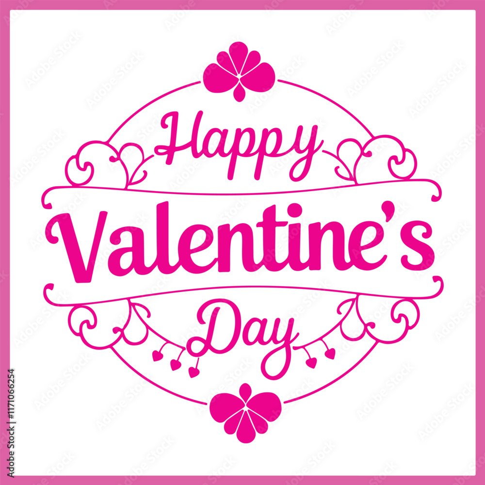 Happy valentines day typography t shirtb and logo design Happy valentines day typography t shirtb and logo design