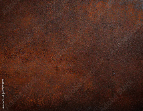 Empty brown rusty stone or metal surface texture. Long banner format.