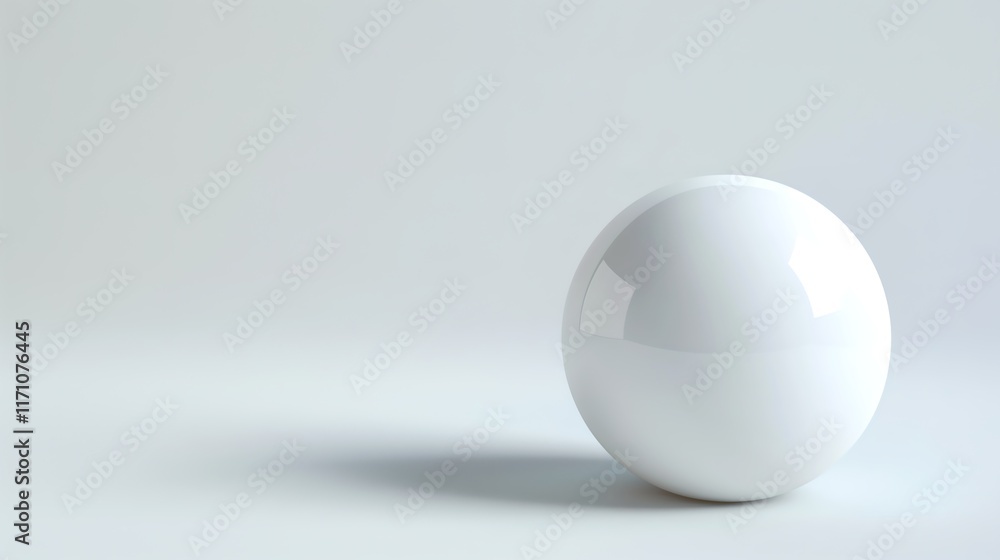 Versatile Studio Backdrop with White Background and Simulated Lighting for Object or Text Placement