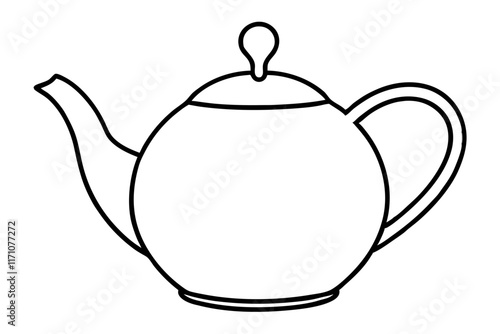 teapot isolated on white background