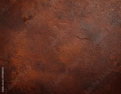 Empty brown rusty stone or metal surface texture. Long banner format.