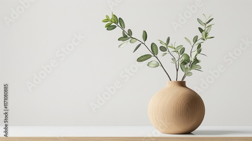 Versatile Studio Backdrop with White Background and Simulated Lighting for Object or Text Placement