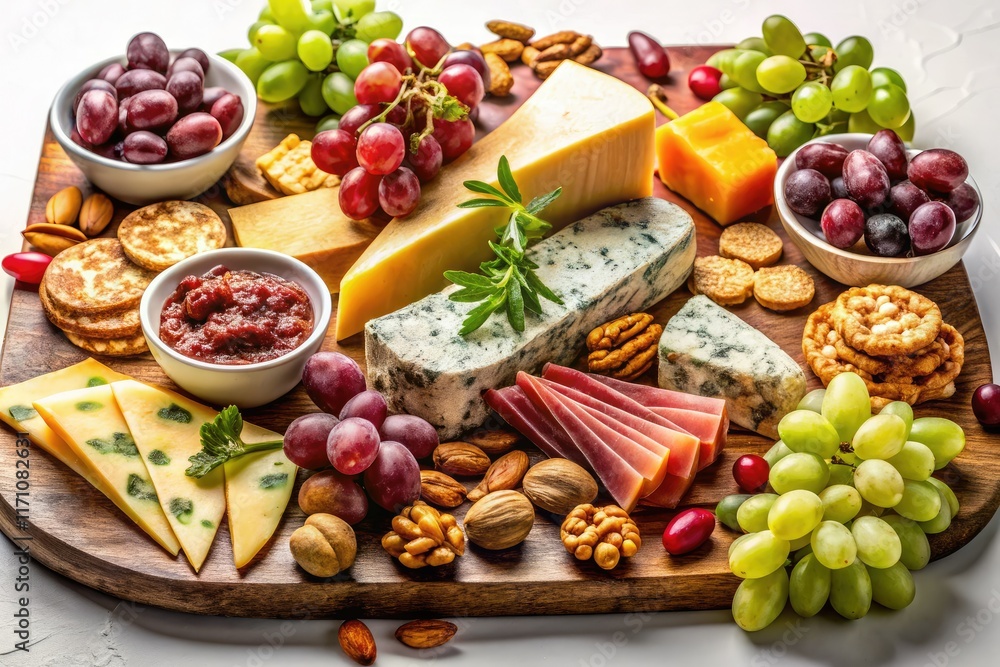 Gourmet Cheese & Charcuterie Board - Architectural Photography Gourmet Cheese & Charcuterie Board - Architectural Photography