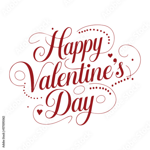 Valentine's Day Typography Illustration Art Vector Design