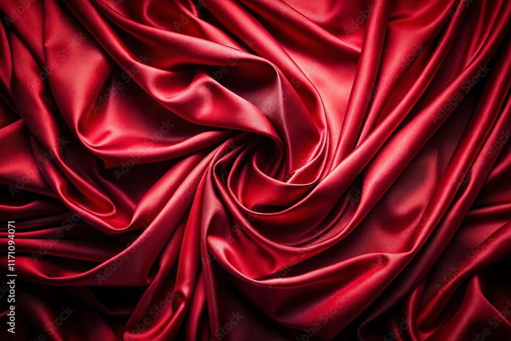 Fototapeta premium Reddish Silky Fabric Background Wallpaper: Elegant Portrait Photography Backdrop