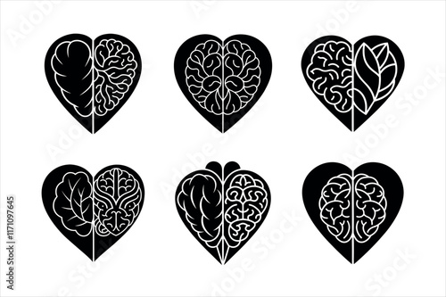 heart-shaped brains a powerful design photo