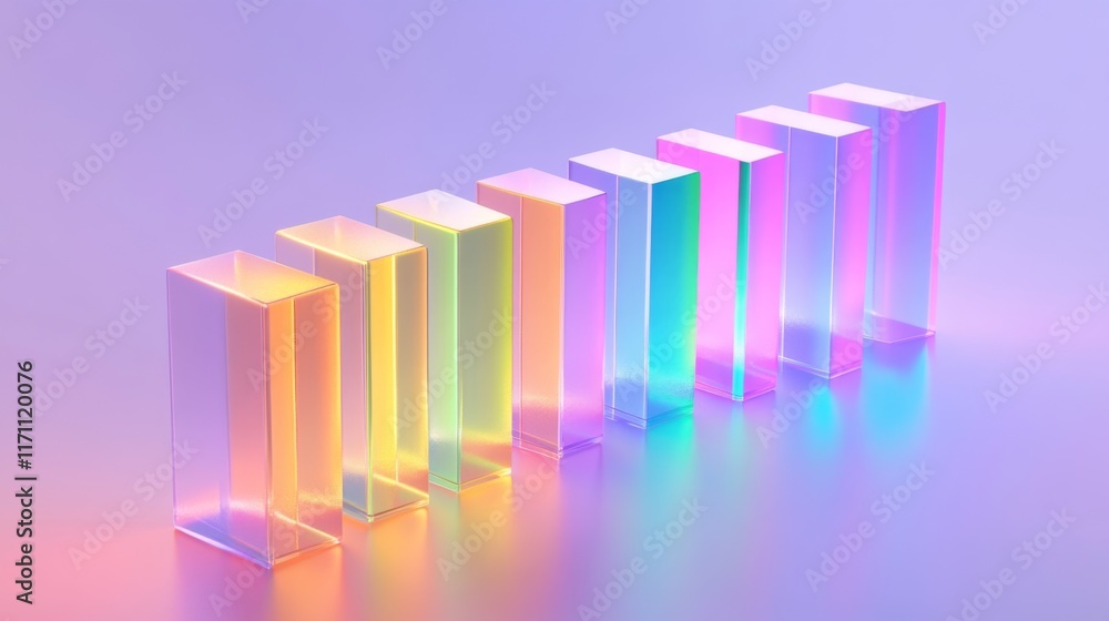 A detailed D bar chart displaying investment growth, with bars in vibrant colors and a sleek glass-like finish, highlighting the importance of data in financial decisions. A detailed D bar chart displaying investment growth, with bars in vibrant colors and a sleek glass-like finish, highlighting the importance of data in financial decisions.
