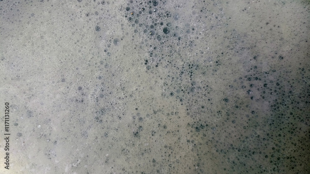 Fototapeta premium Detergent soap foam for washing clothes