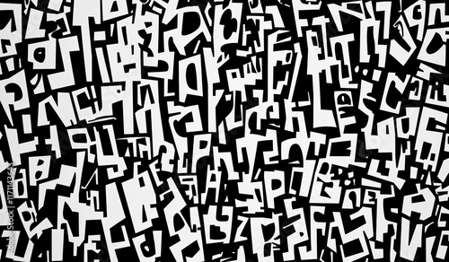 Geometric shape doodle seamless abstract shapes pattern design