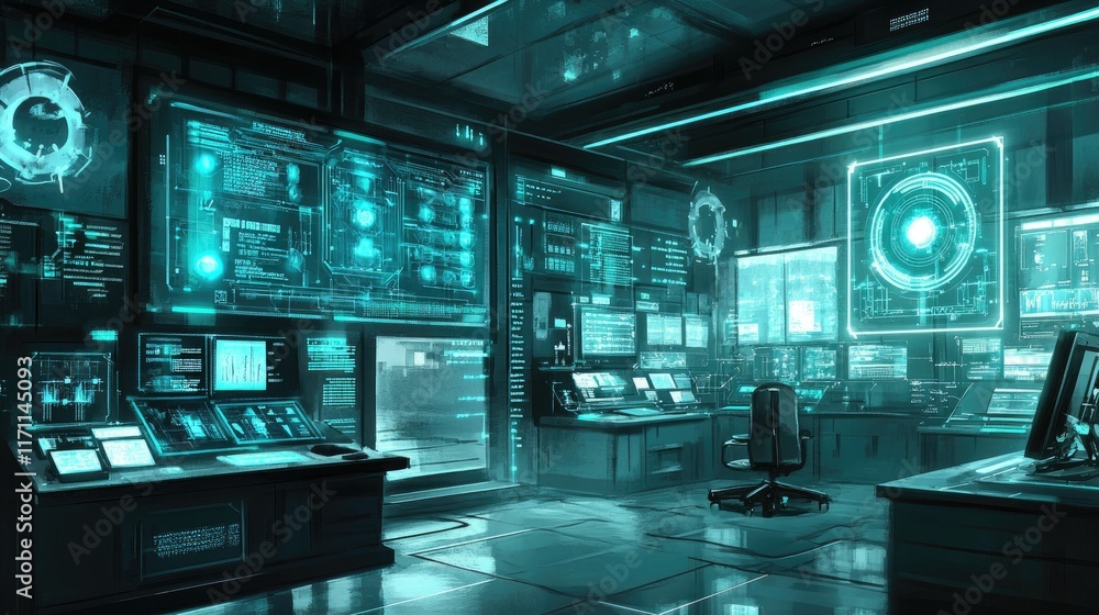 Generative AI image of a modern biopharma lab with AI systems analyzing data and creating futuristic solutions. Generative AI image of a modern biopharma lab with AI systems analyzing data and creating futuristic solutions.