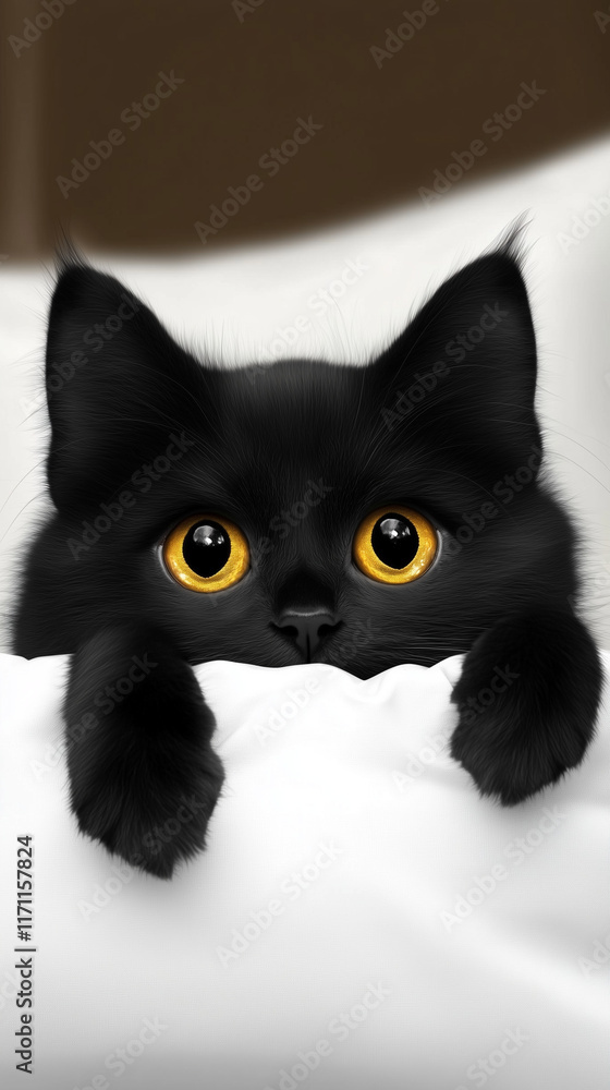 black and white cat portrait black and white cat portrait