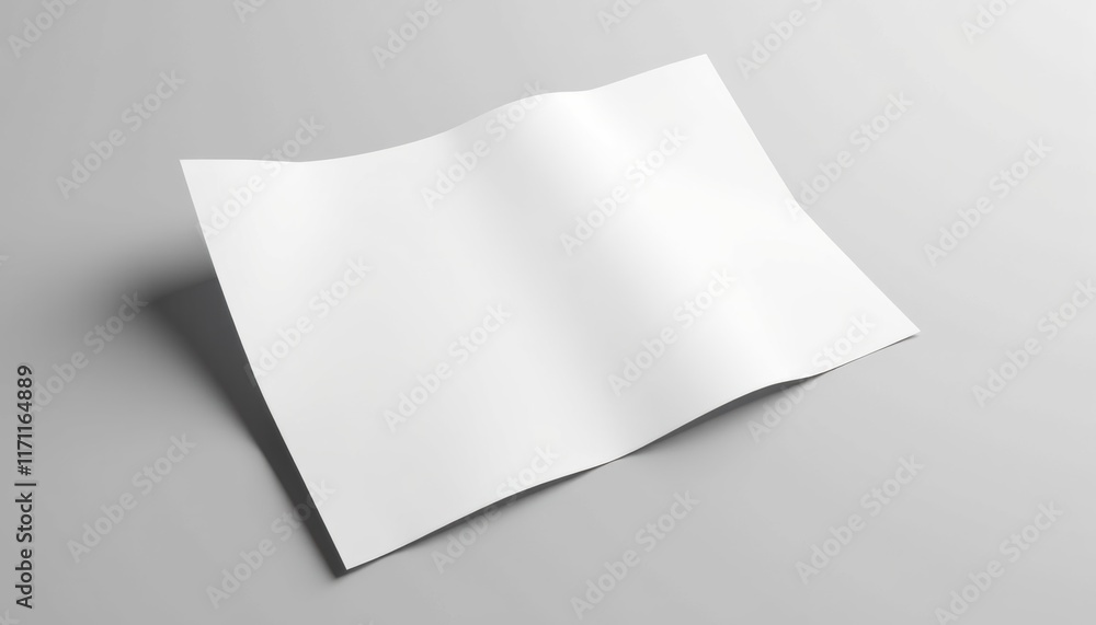 Close-up of a flyer mockup with soft shadows under the flyer, clean design, simple background, no distractions Close-up of a flyer mockup with soft shadows under the flyer, clean design, simple background, no distractions
