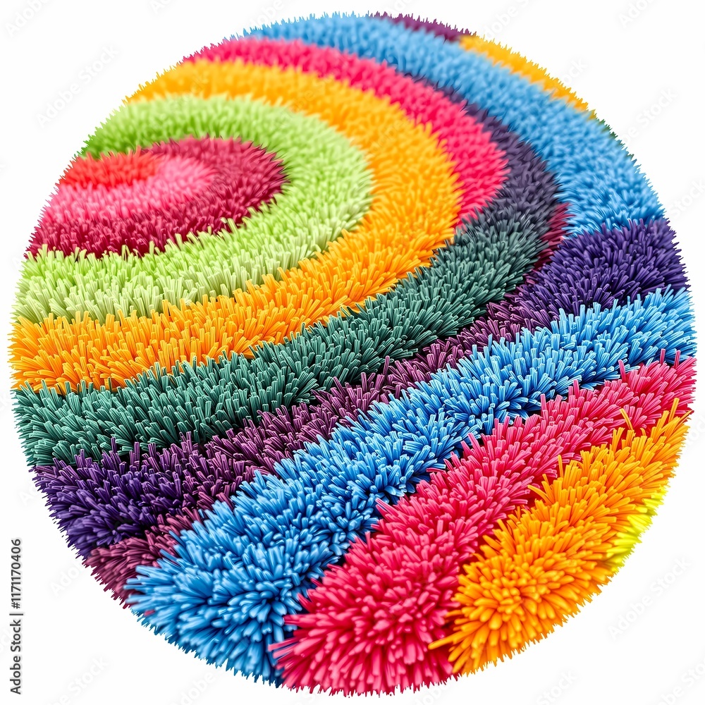 vibrant fiber art colorful texture design