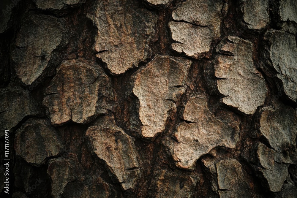 Close-up of textured tree bark showcasing natural patterns and earthy tones. Close-up of textured tree bark showcasing natural patterns and earthy tones.