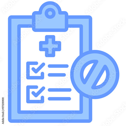 No Medical Insurance Icon