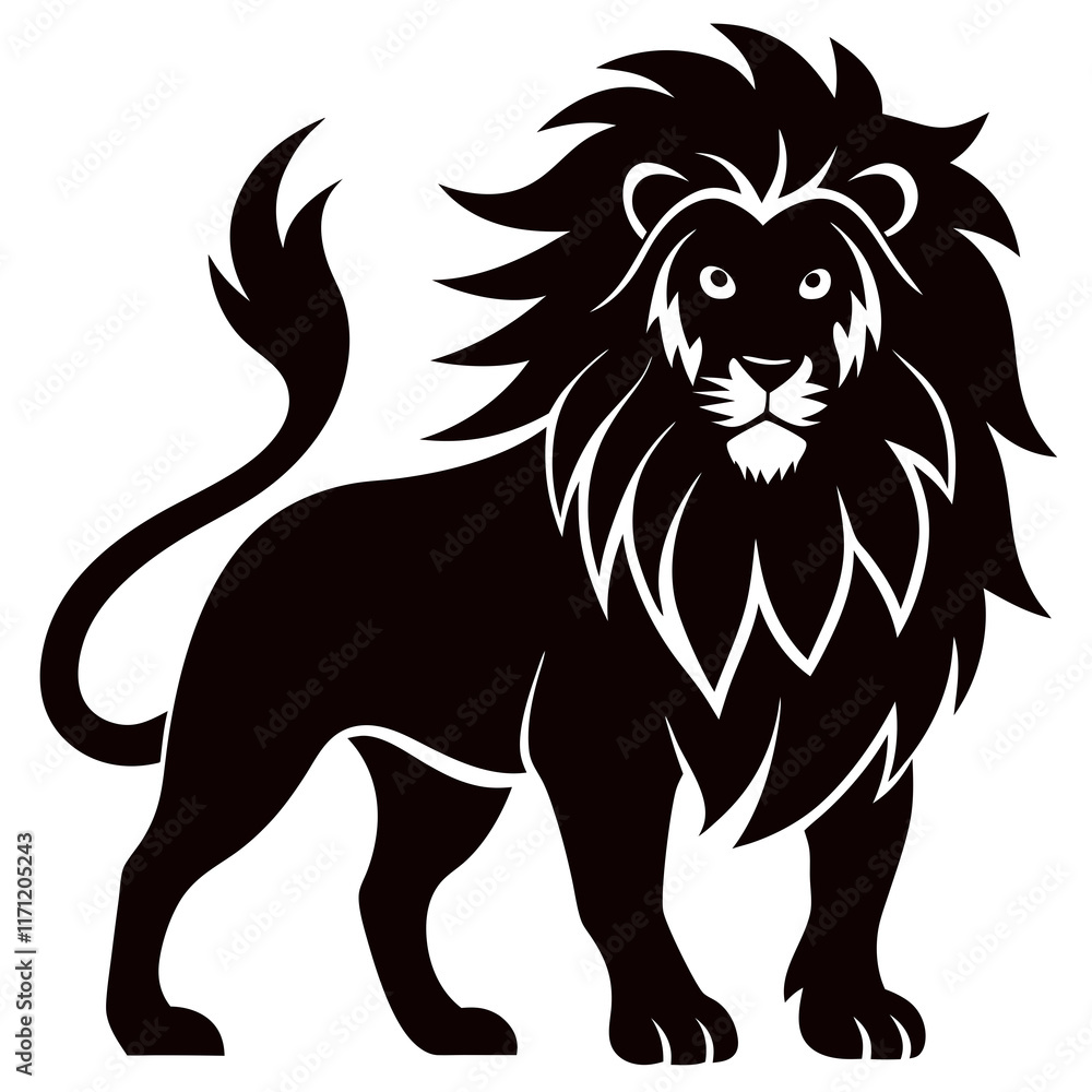 Fototapeta premium lion illustration