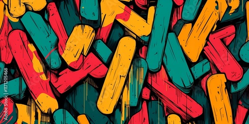 Retro Urban Graffiti Vibes