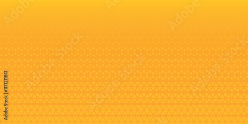 Abstract Vector Halftone Triangle Pattern Geometric Technology Background. Triangle Halftone Texture. Minimal Stylish Dynamic Technology Wallpaper
