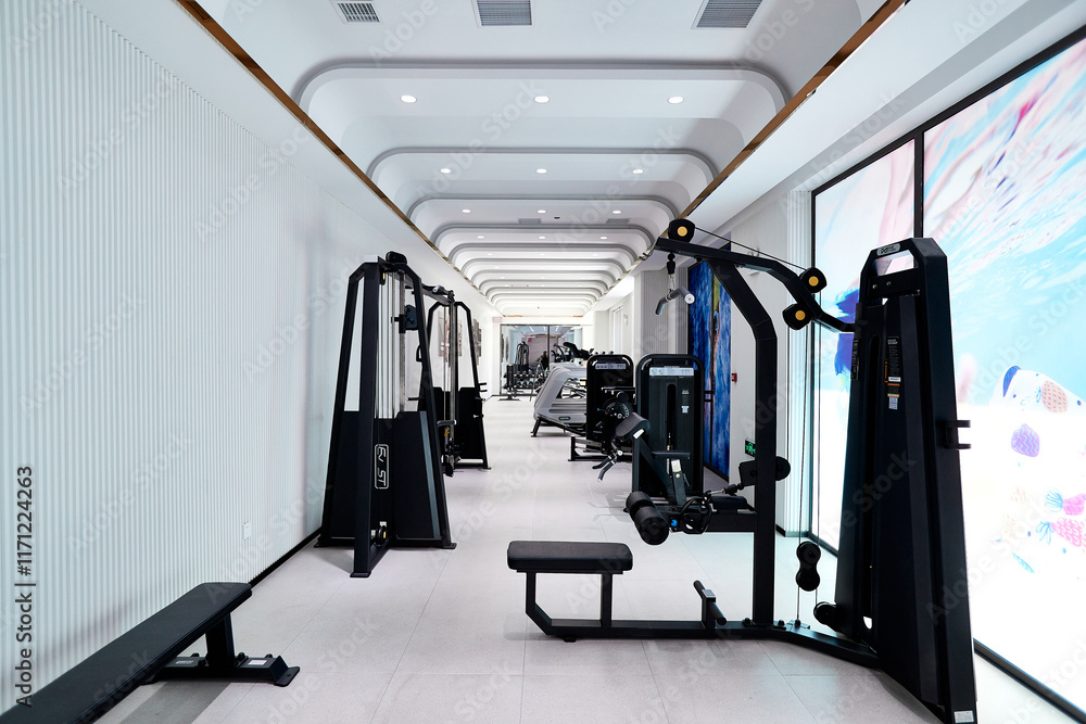 Brand new and clean indoor gym Brand new and clean indoor gym