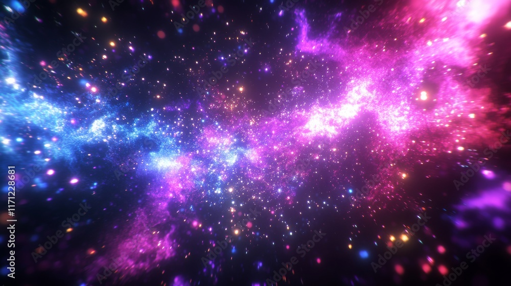 Stunning Cosmic Space Scene with Vibrant Stars and Colorful Nebulae Capturing the Beauty of the Universe in an Exquisite Astronomical Visual Stunning Cosmic Space Scene with Vibrant Stars and Colorful Nebulae Capturing the Beauty of the Universe in an Exquisite Astronomical Visual