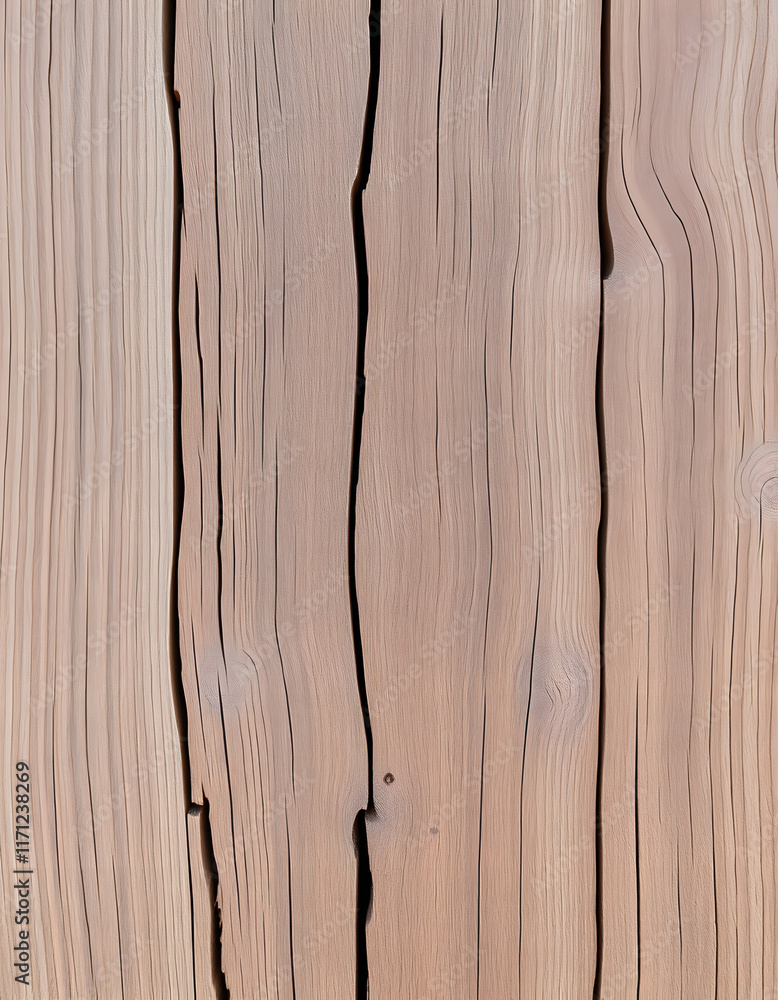 Wood texture background. Rough surface of old knotted table with nature pattern. Top view of vintage wooden timber with cracks. Brown rustic wood for backdrop, angled photoshot, with white tones