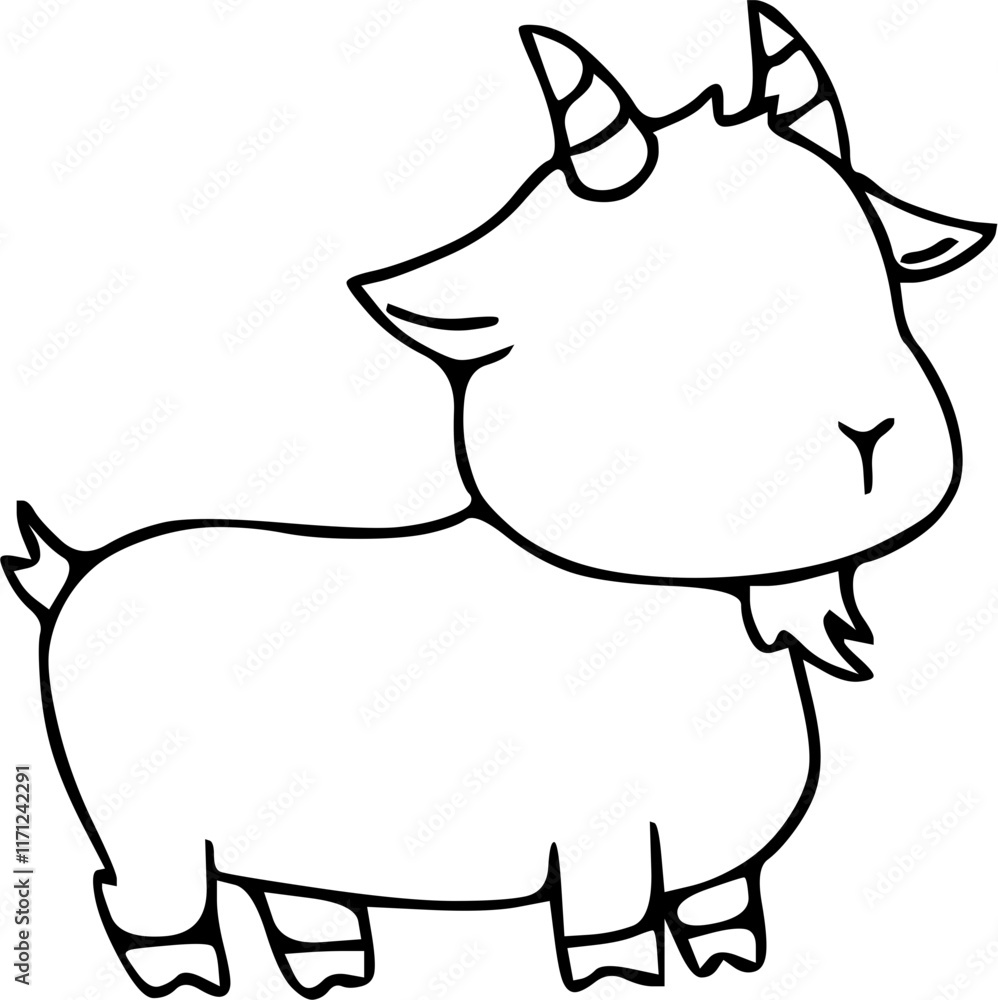 cute farm animal doodle cute farm animal doodle