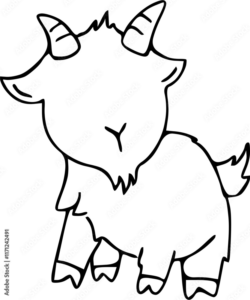 cute farm animal doodle cute farm animal doodle