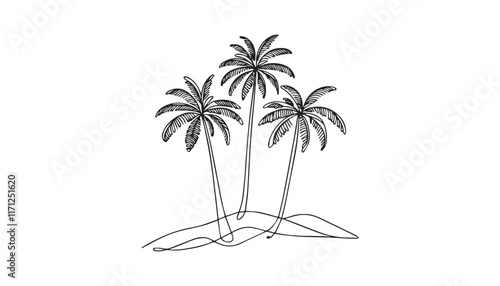 palm tree silhouette