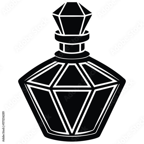 perfume bottle vector illustration