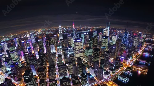 Ultrarealistic View of City Lights Out