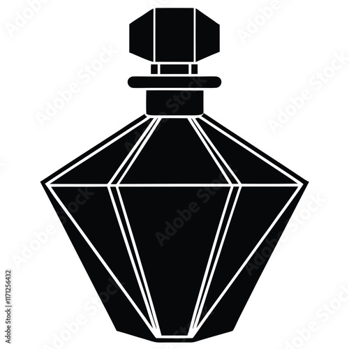 perfume bottle vector illustration