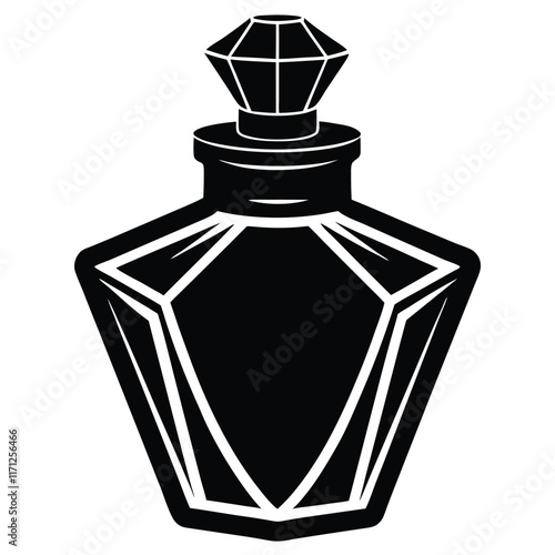 perfume bottle vector illustration