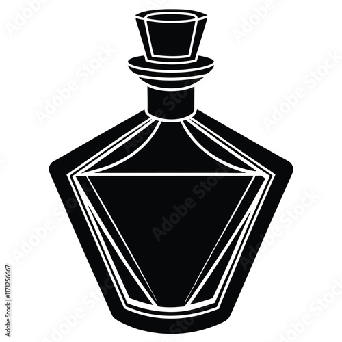 perfume bottle vector illustration