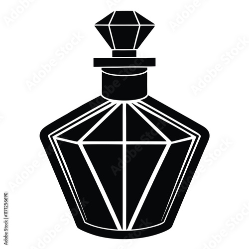 perfume bottle vector illustration