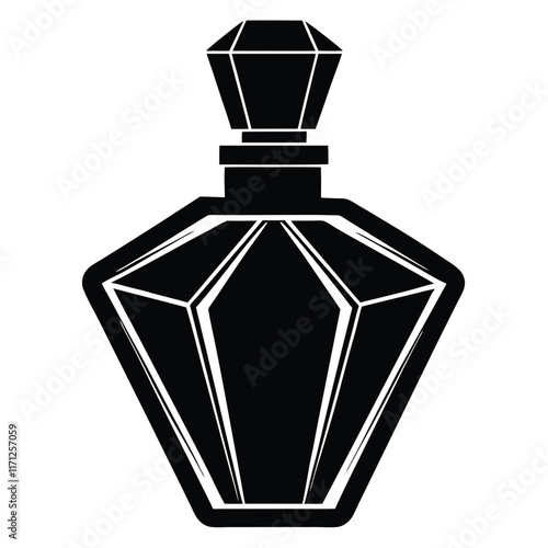 perfume bottle vector illustration