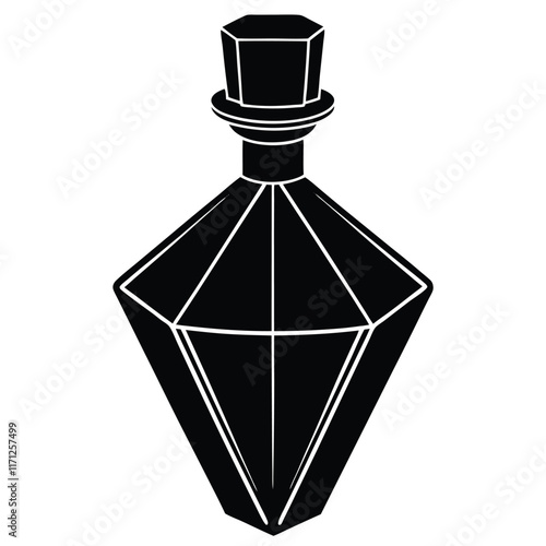 perfume bottle vector illustration