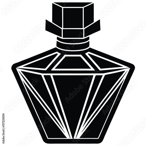 perfume bottle vector illustration